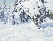 Knudsen Peder Winter Landscape. , 