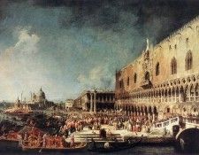Canaletto Arrival of the French Ambassador in Venice. ���������