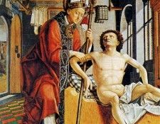 Pacher Michael St Augustine Freeing A Prisoner. Pacher, 