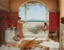 Godward The Sweet Siesta of a Summer Day. ,  