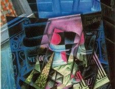 Gris Still life before an open window- Place Ravignan, 1915,. , 