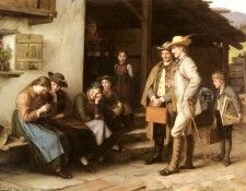 Defregger Franz Von Die Erste Studienreise. ,  