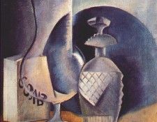 bebutova still life with glassware 1923. ��������