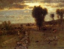 Inness George The Clouded Sun. , 