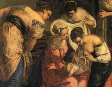 The Birth of St. John the Baptist detail WGA. ����������, �����