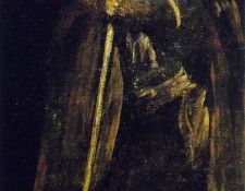 Goya Two old men, ca 1821-23, Oil on plaster remounted on ca.   ,  