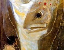 Jessie Wilcox Smith The Salmon and His Wife, 1916 sqs. ,  