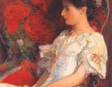 hassam the victorian chair 1906. , 