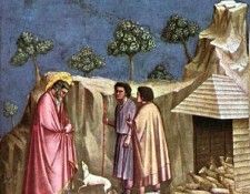 Giotto Scenes from the Life of Joachim. Joachim Retires to.   