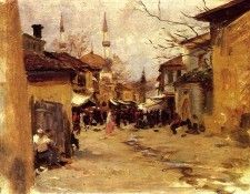 Sargent John Singer Arab Street Scene. ,  