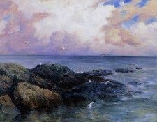 Akersloot-Berg Betzy Norwegian coast Sun . Akersloot-����, Betzy