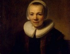 Rembrandt Portrait of Baertje Martens, circa 1640, 75x56 cm,. ��������� ������� ��� ����