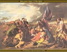 Benjamin West-The General Wolfes Death(1770) Po Amp 015. , 