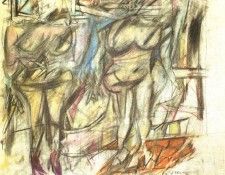 DE KOONING TWO WOMEN IV,1952, PRIVATE. ,  