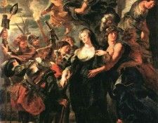 Rubens The Queen Flees France, 1621-1625, Louvre. ������, ����� �����