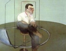 Bacon 3 Studies for a Portrait of John Edwards, 1984, left. , 