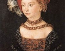 CRANACH Lucas the Elder Portrait Of A Young Woman. ������, ����� �������