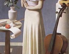 Portrait of a Young Woman 1935 81x42.5in.   
