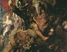 Rubens Saint George ans the dragon, 1606-1610, Prado. ,  