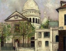 Eglise Saint Pierre and the Coupola of Sacre Coeur 1911. , 