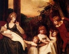 Romney George Portrait Of Charlotte Bosanquet. , 