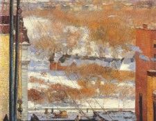 hassam the hovel and the skyscraper 1904. , 