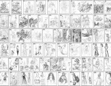 Index 01 Daruma!  Keith Parkinson  SpellBound SketchBook Vol. ���������, ���