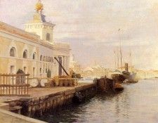 Stewart Julius LeBlanc View Of Venice. ,  