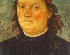 Perugino Ornamentation of the Cambio  Self-Portrait, ca 1500. , 