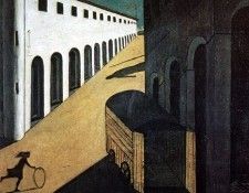De Chirico - Melancholy and Mystery of a street. ������, ������� ��