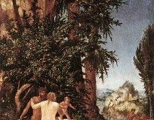 ALSLOOT Denis van Landscape With Satyr Family. Alsloot,  