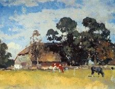 Vreedenburgh Cornelis Cows in a meadow Sun. Vreedenburgh, 