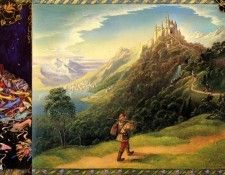 ma Craft The 12 dancing princesses5 Arriving at the castle. , Kinuko Y