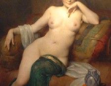 Le repos du modele. Tanoux, ���� Adriene