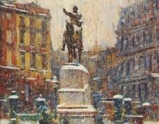 robinson union square in winter 1895. 