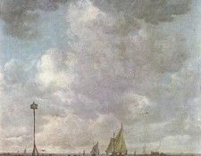 Goyen Jan van Marine Landscape with Fishermen. ,  