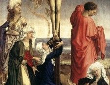 Weyden Crucifixion 1440s. ,   
