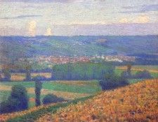 thompson a view of giverny, france 1897. �������