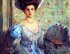 Cointh Lovis Portrait of Eleonore von Wilke Countess Finkh. ������, �����