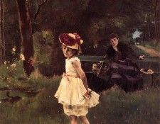 Stevens A La Fillette au Canard. �������, �������