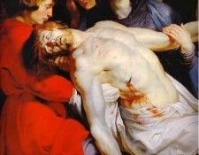 Peter Paul Rubens - The Entombment (detail). ,  