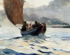Homer Winslow Returning Fishing Boats. , 