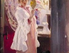 Kroyer Peder Severin Marie en el espejo 1889. Kroyer,  