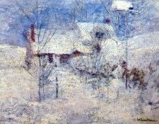 twachtman snowbound c1890s. Twachtmann,  