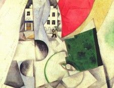 chagall cubist landscape 1918. , 