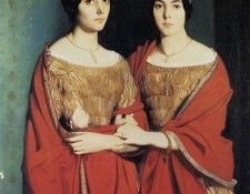 Chasseriau Theodore The Two Sisters. Chasseriau, 