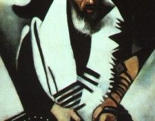 Chagall The Praying Jew, 1923, oil on canvas, The Art Instit. �����, ����