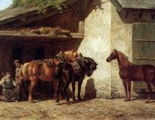 Nakken Willem Karel Horses at the blacksmith Sun . Nakken, 