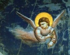 Giotto Scenes from the Life of the Virgin. 04. The Flight (1. ������ �� �������