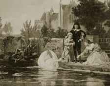 The children of Charles I illustration from Hutchinsons Story of the British Nation c1923. ������, ��������